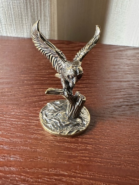 Other - Mini Brass Owl Collectible Figurine, Vintage Style